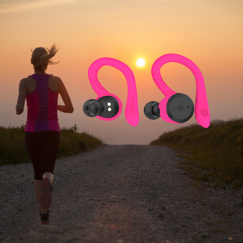 Vega Waterproof Wireless Sports Earbuds – 20 Hours Playtime | Bluetooth 5.0, IPX7 for Swimming & Fitness | Ka-mostore