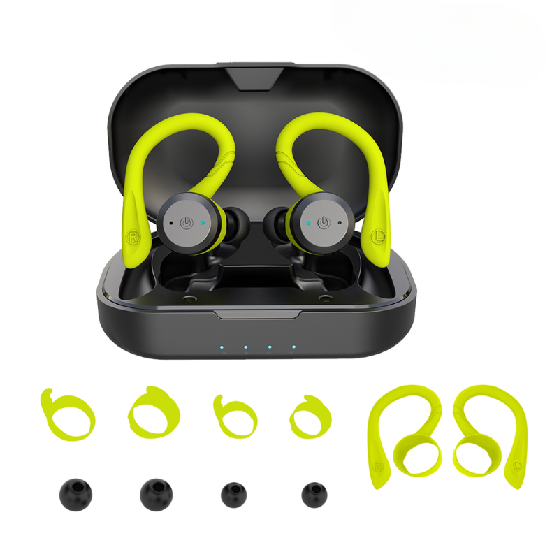 Vega Waterproof Wireless Sports Earbuds – 20 Hours Playtime | Bluetooth 5.0, IPX7 for Swimming & Fitness | Ka-mostore