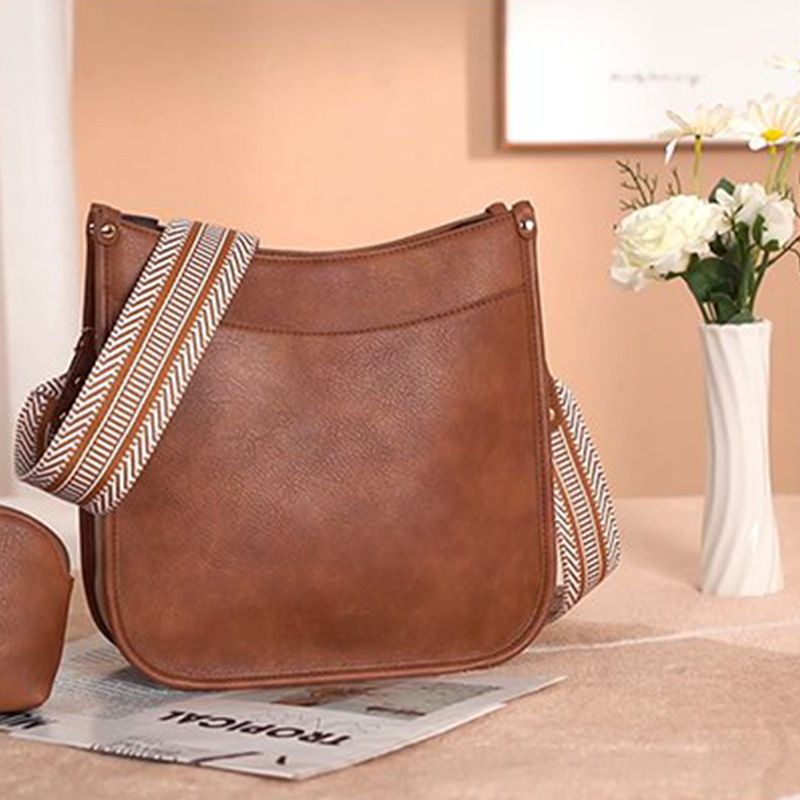 Veelzijdige leren schoudertas voor dames | Ka-mostore