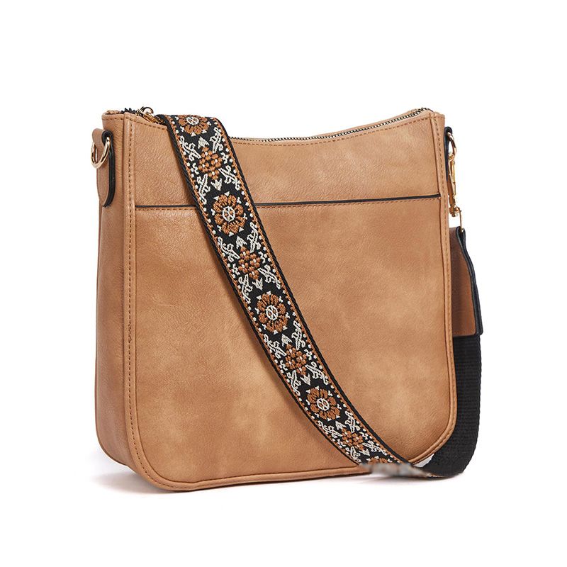 Veelzijdige leren schoudertas voor dames | Ka-mostore