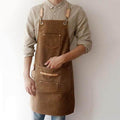 Classic Canvas Waist Apron - Vintage Style | Ka-mostore