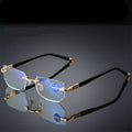 Viselio Intelligent Reading Glasses with Progressive Lenses | Ultra-Light & Blue Light Filter | For Near & Distant Vision | Titanium Frame TR90 | Ka-mostore