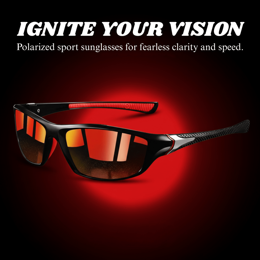 VISIONEDGE – polarizační sluneční brýle s ochranou UV400 a gumovými úchyty | Ka-mostore