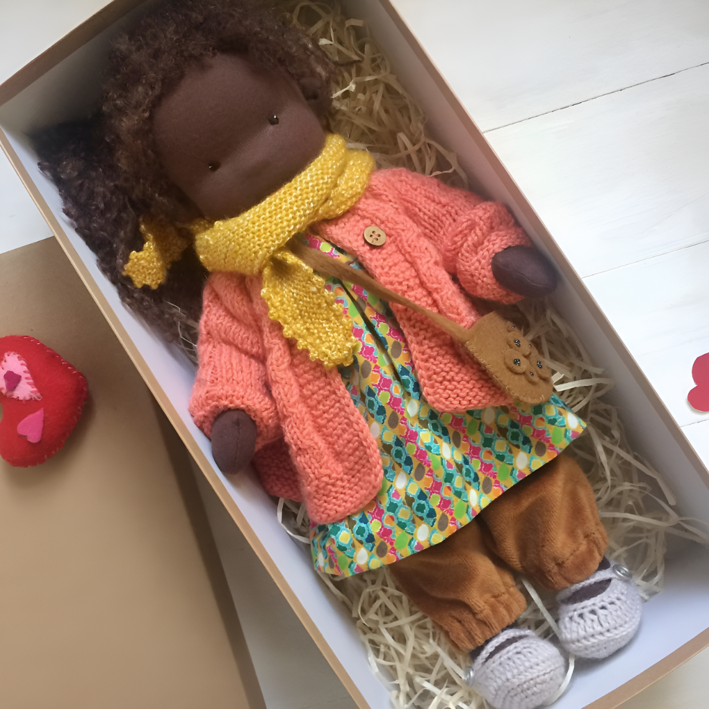 Waldorf Cuddly Doll, Soft Knit Cardigan | Ka-mostore