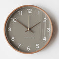 Wall Clock Made of Wood and Glass | Ka-mostore