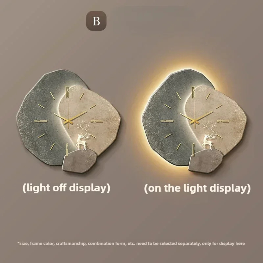 Wall Clock with LED Backlight and Modern Design | Ka-mostore