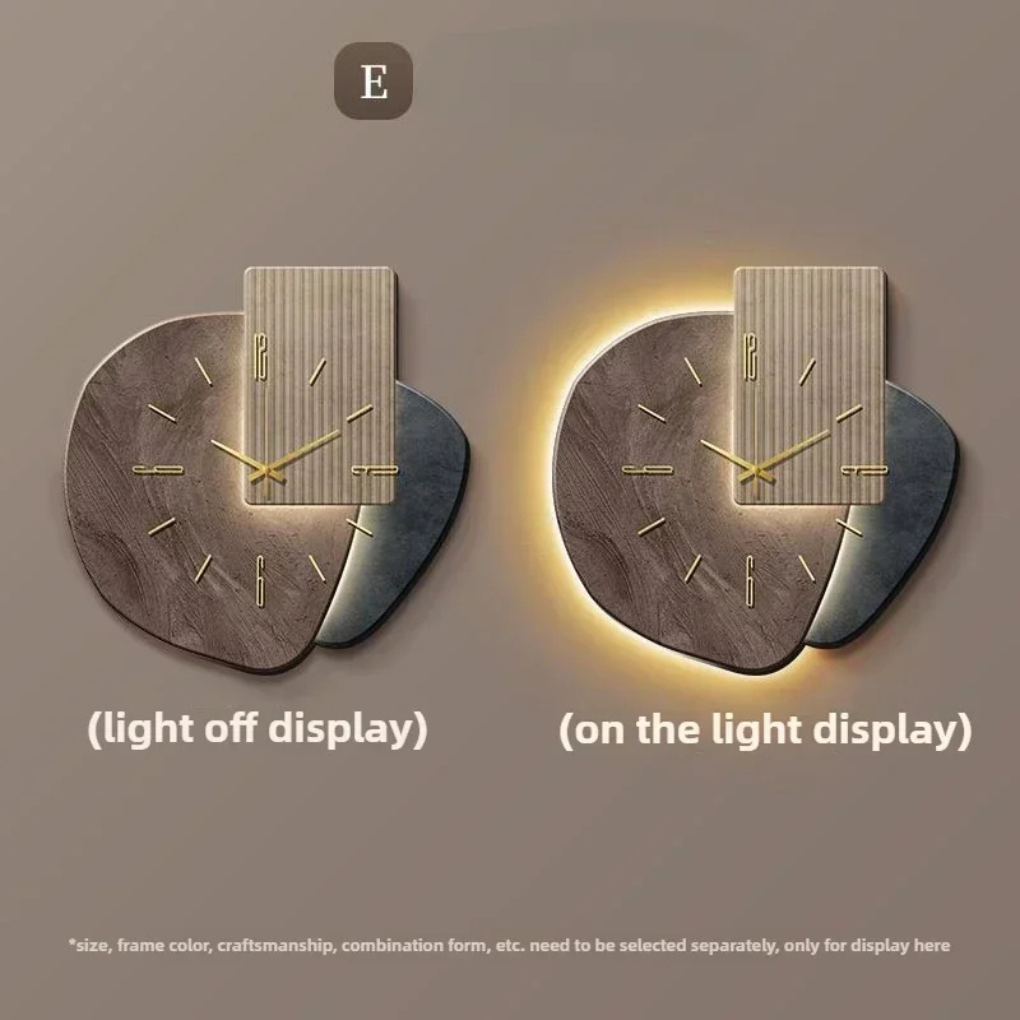 Wall Clock with LED Backlight and Modern Design | Ka-mostore