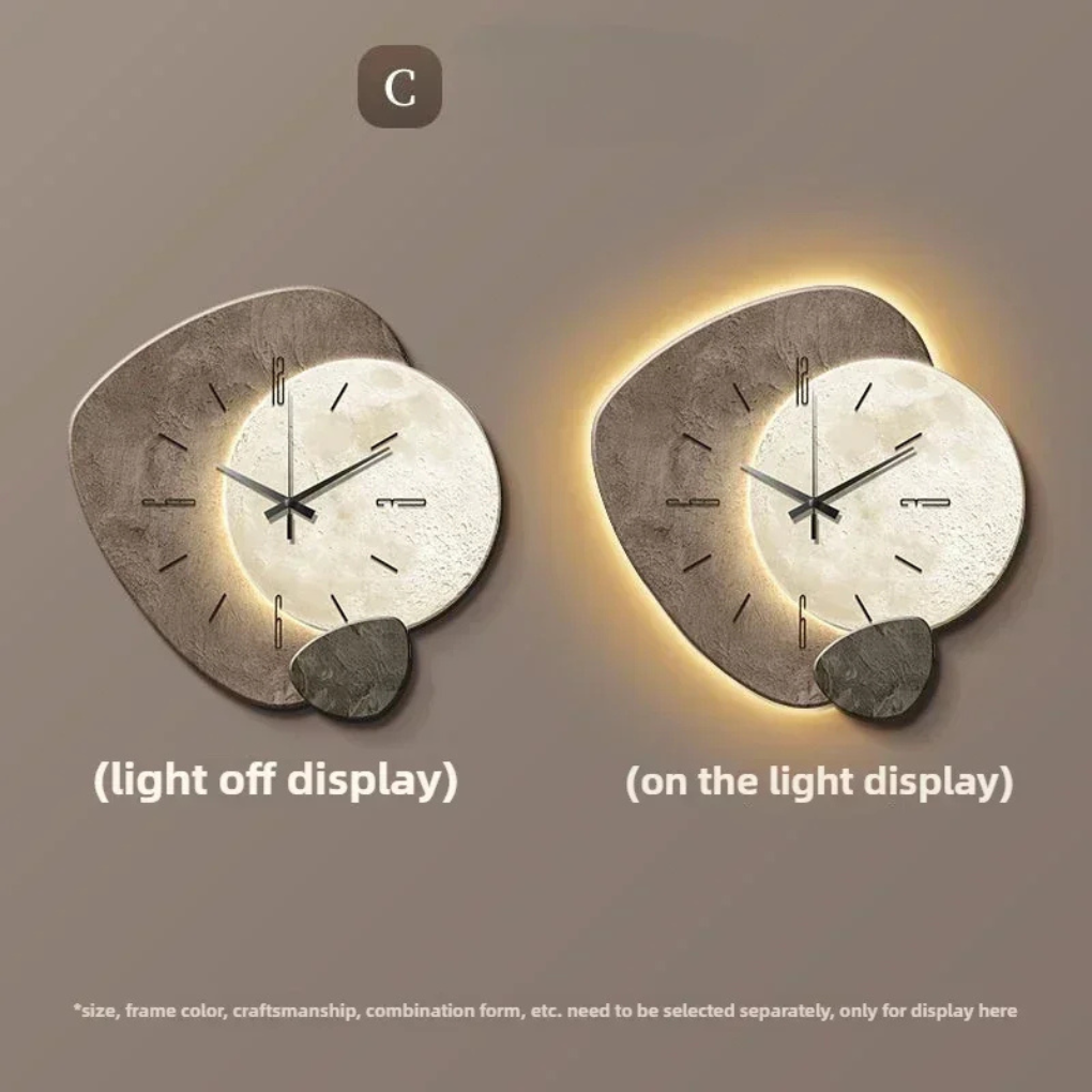 Wall Clock with LED Backlight and Modern Design | Ka-mostore