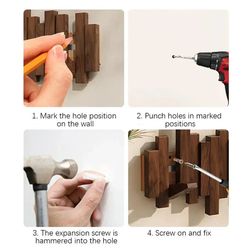 Wall Hook Made of Piano Wood | Ka-mostore