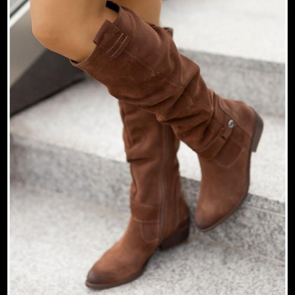 Women's Suede Comfort Winter Boots | Ka-mostore
