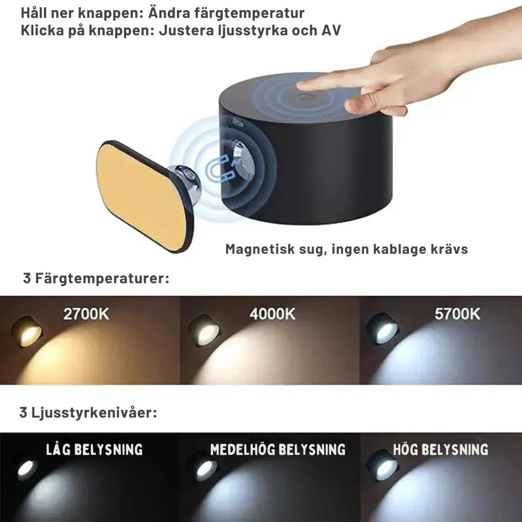 Wireless Nordic Wall Lamp with Remote Control | Ka-mostore