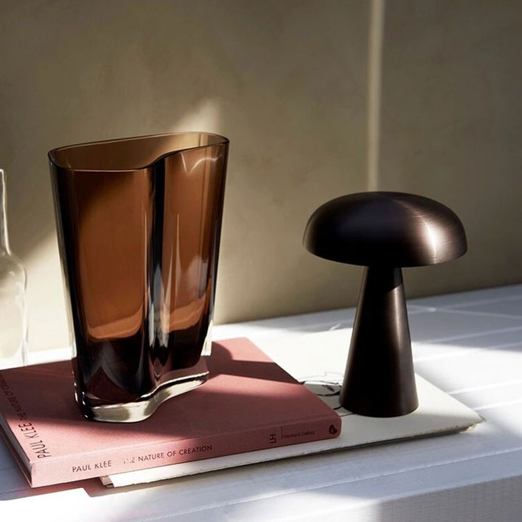 Wireless Table Lamp | Rechargeable Mushroom Design | Ka-mostore