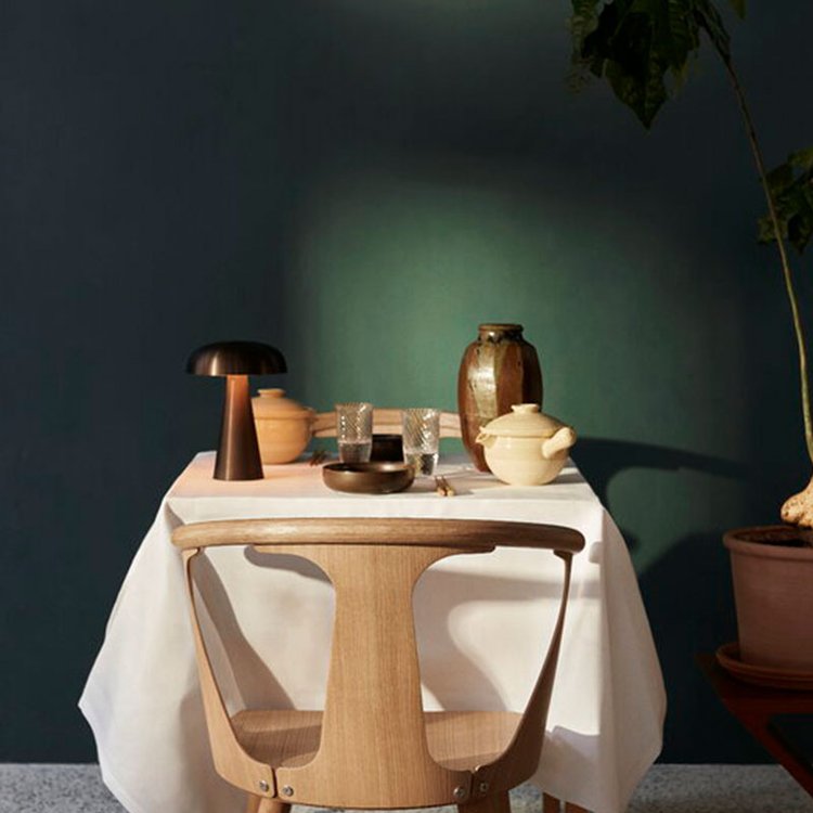 Wireless Table Lamp | Rechargeable Mushroom Design | Ka-mostore