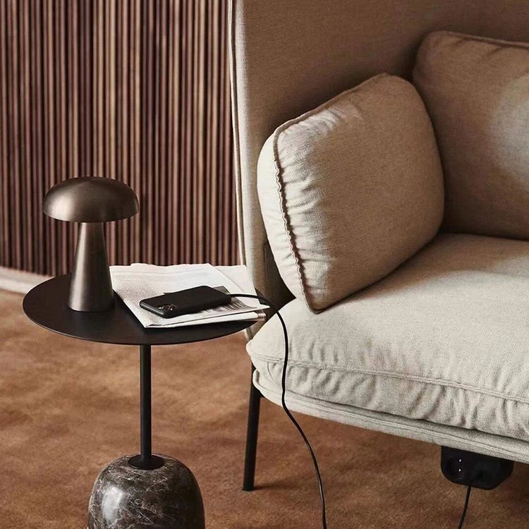 Wireless Table Lamp | Rechargeable Mushroom Design | Ka-mostore