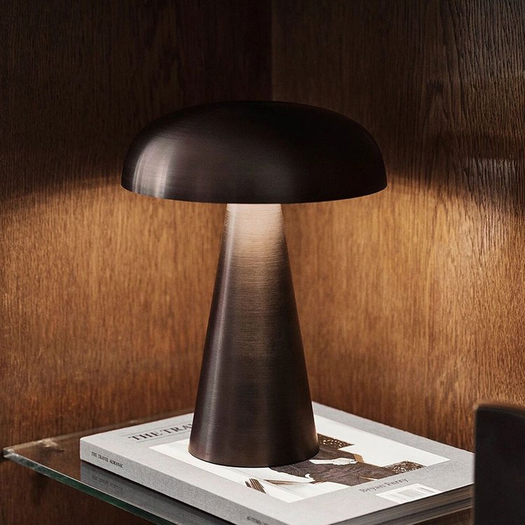 Wireless Table Lamp | Rechargeable Mushroom Design | Ka-mostore