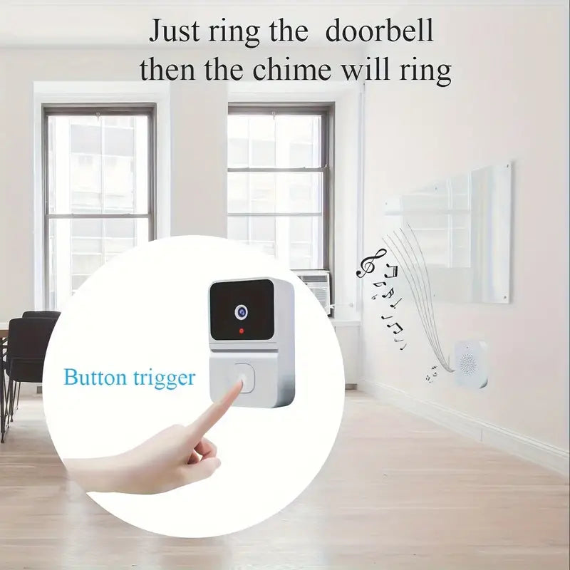WiFi Video Doorbell: Night Vision, Two-Way Audio | Ka-mostore
