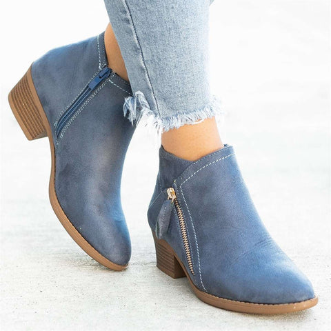 Botines ortopédicos cómodos con cremallera lateral | Ka-mostore