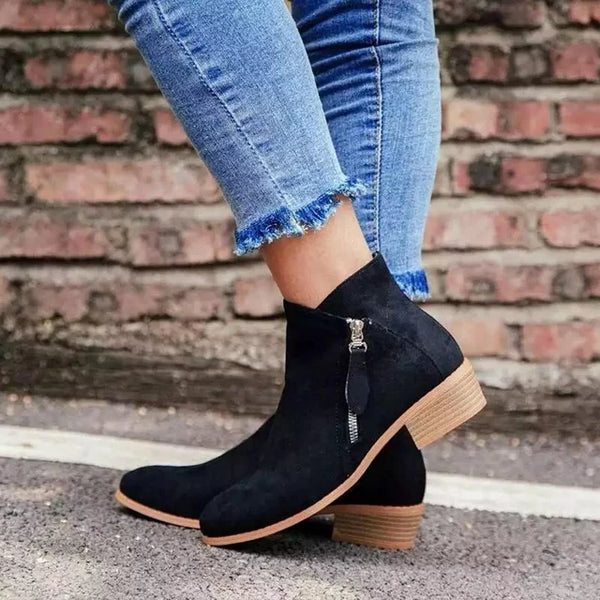 Botines ortopédicos cómodos con cremallera lateral | Ka-mostore