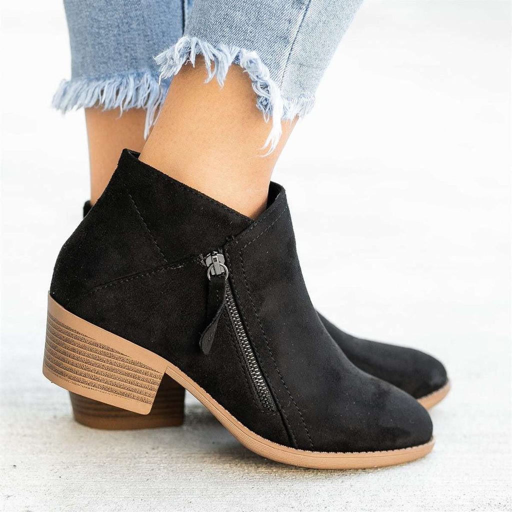 Botines ortopédicos cómodos con cremallera lateral | Ka-mostore