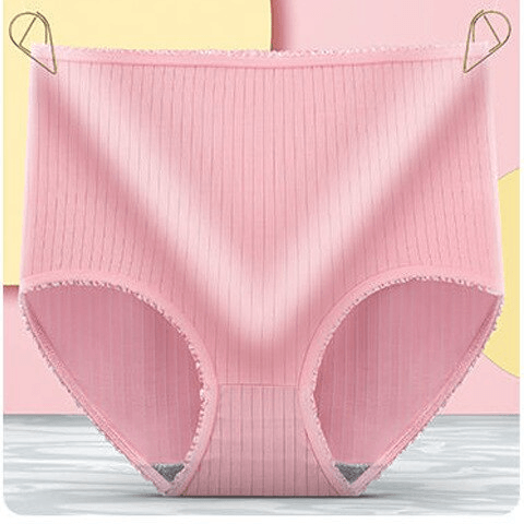 Women's Leakproof Period Underwear High-Waisted Ribbed | Ka-mostore