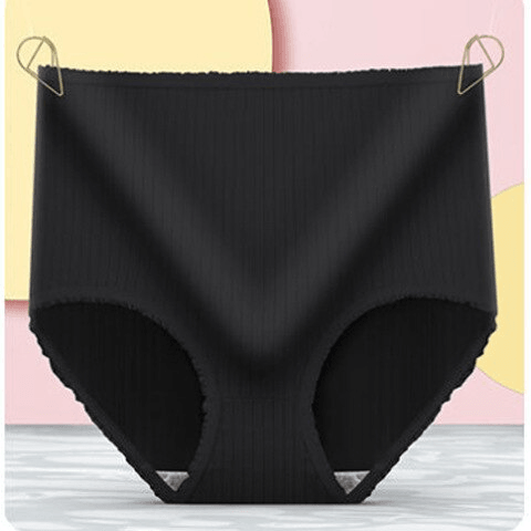 Women's Leakproof Period Underwear High-Waisted Ribbed | Ka-mostore