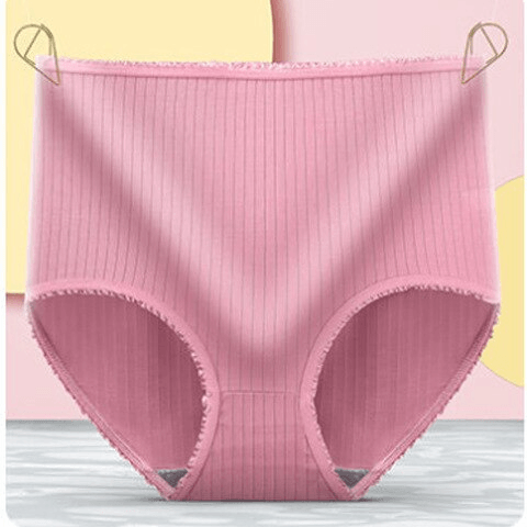 Women's Leakproof Period Underwear High-Waisted Ribbed | Ka-mostore