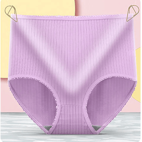 Women's Leakproof Period Underwear High-Waisted Ribbed | Ka-mostore