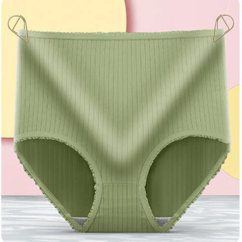 Women's Leakproof Period Underwear High-Waisted Ribbed | Ka-mostore