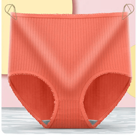Women's Leakproof Period Underwear High-Waisted Ribbed | Ka-mostore