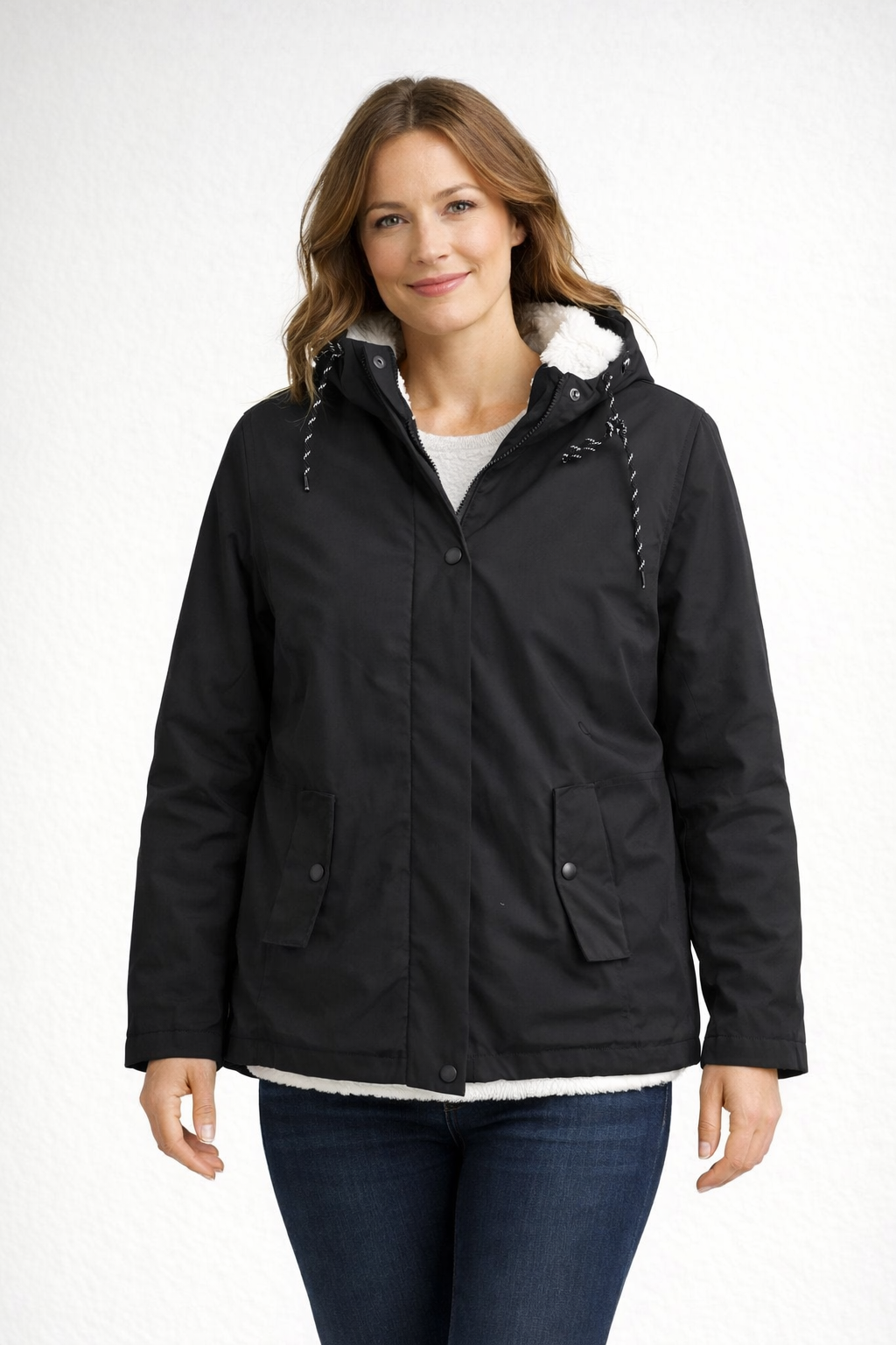 Women's Fleece-Lined Winter Parka Jacket | Ka-mostore