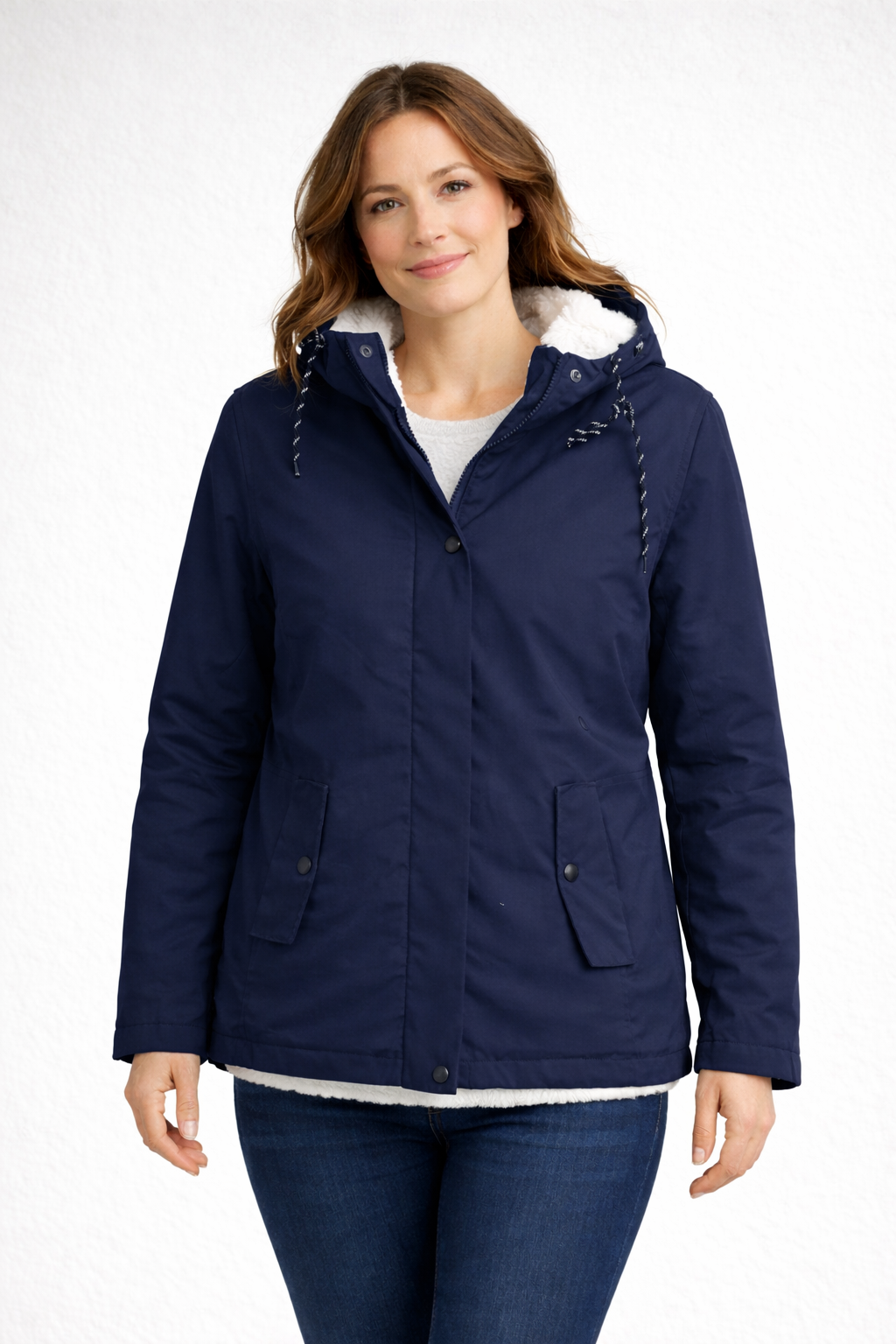 Women's Fleece-Lined Winter Parka Jacket | Ka-mostore