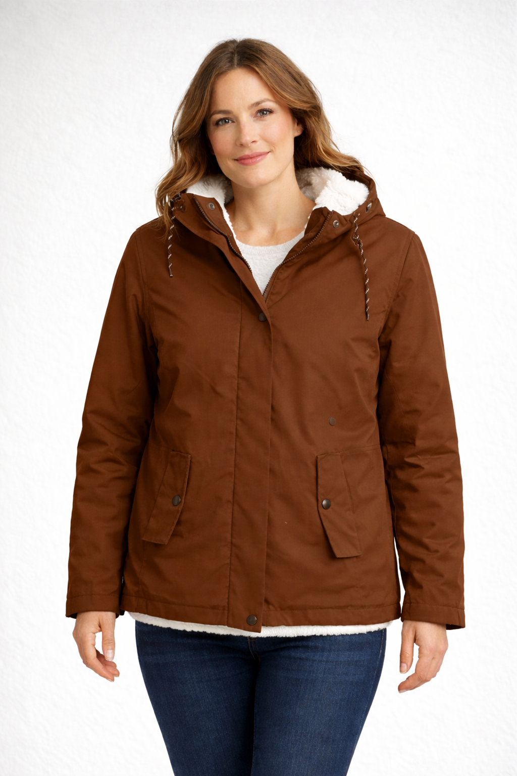 Women's Fleece-Lined Winter Parka Jacket | Ka-mostore