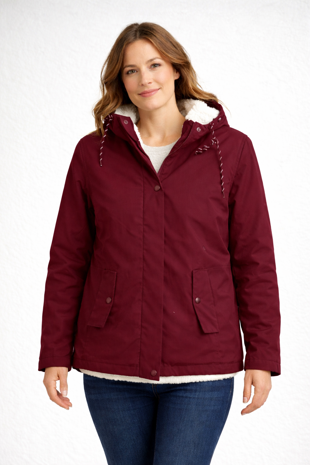 Women's Fleece-Lined Winter Parka Jacket | Ka-mostore