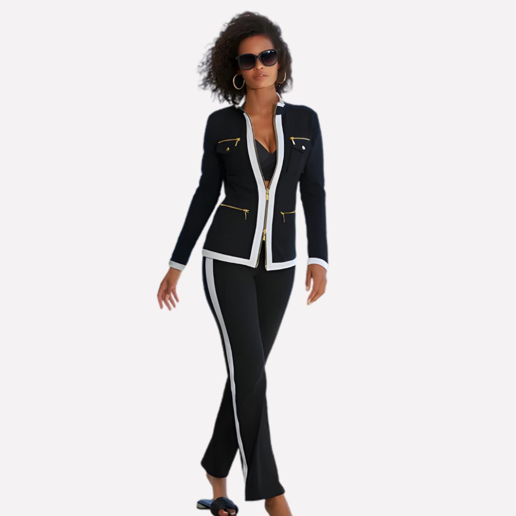 Ensemble de survêtement zippé confortable | Ka-mostore