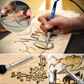 Wood Burning Set | Adjustable Temperature & 28 Tips | Creative Hobby | Ka-mostore