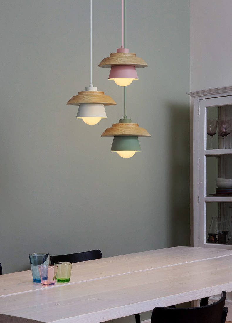 Wood Pendant Light | Nordic Natural Design | Ka-mostore