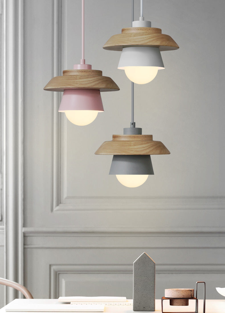 Wood Pendant Light | Nordic Natural Design | Ka-mostore