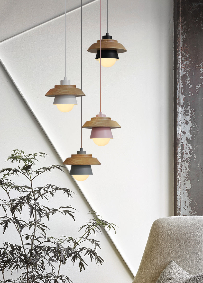 Wood Pendant Light | Nordic Natural Design | Ka-mostore