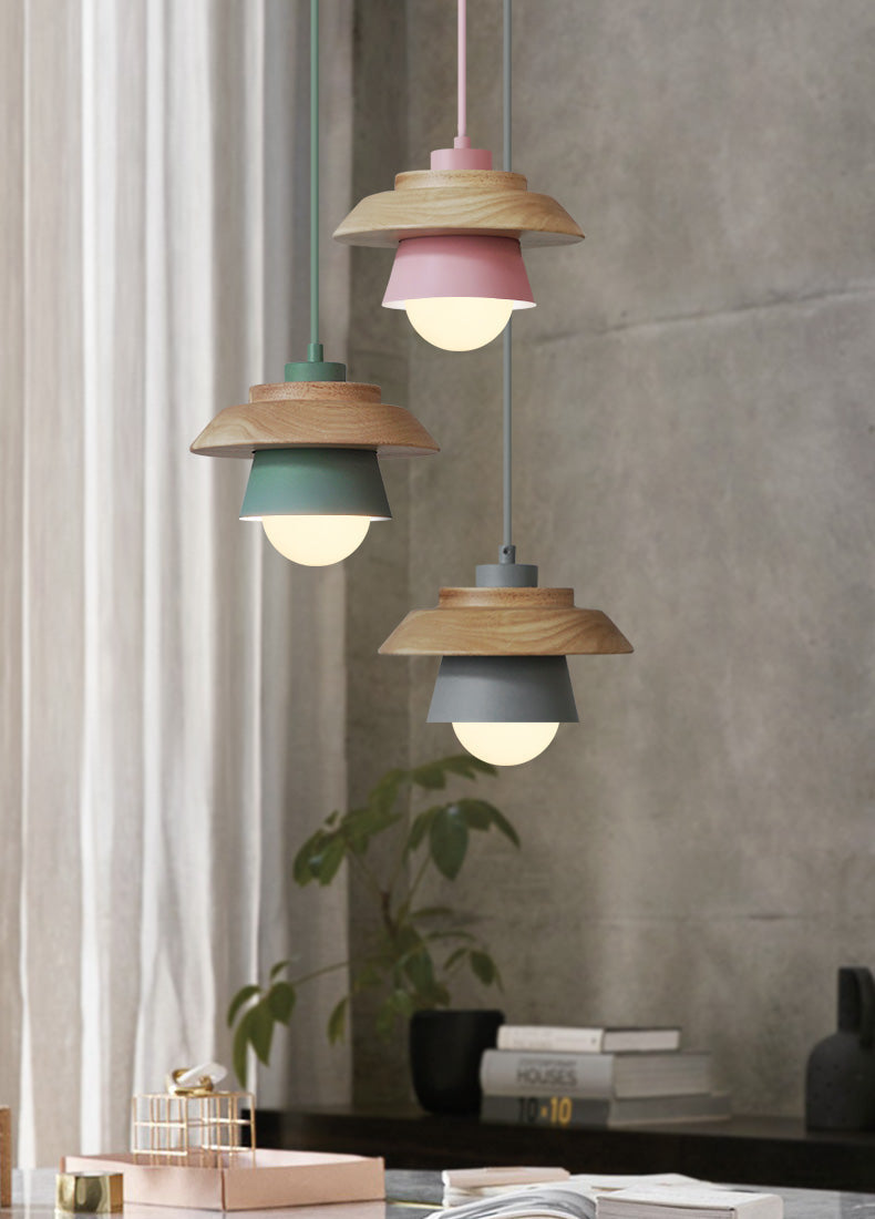 Wood Pendant Light | Nordic Natural Design | Ka-mostore