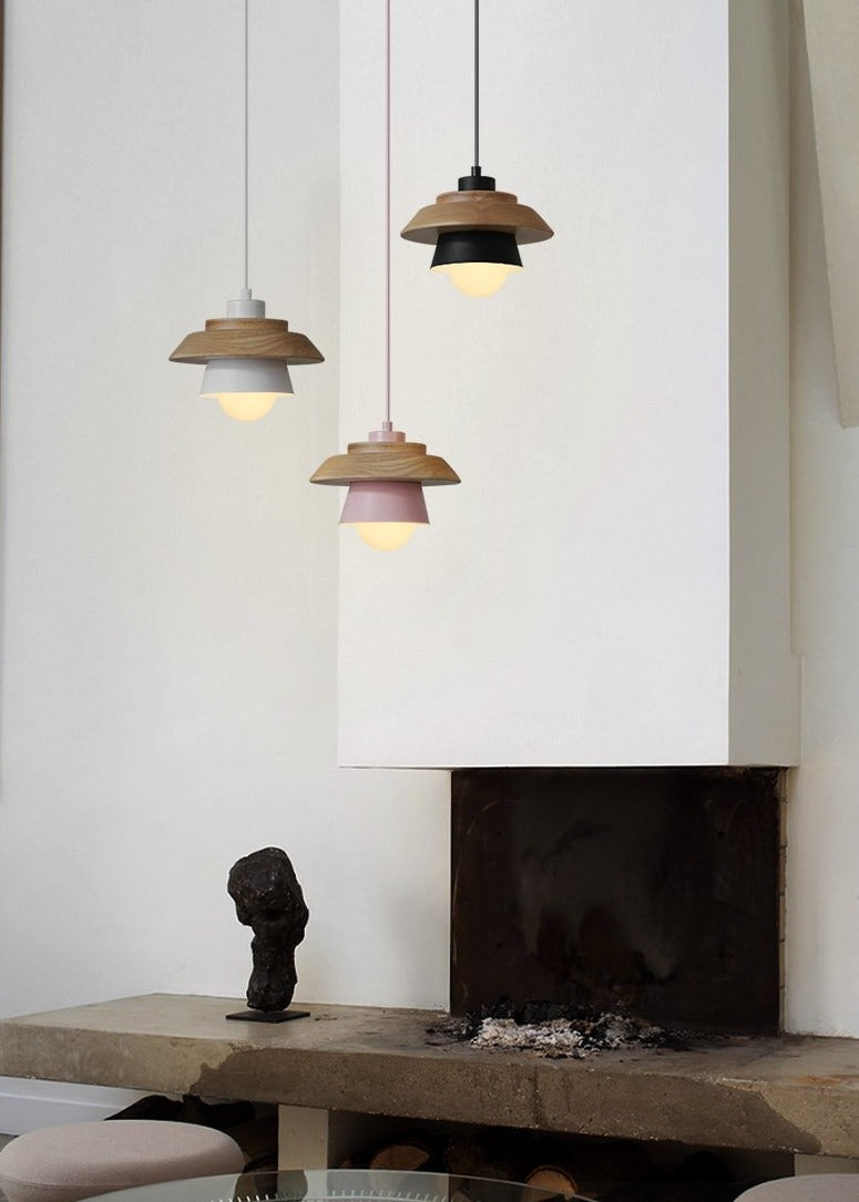 Wood Pendant Light | Nordic Natural Design | Ka-mostore