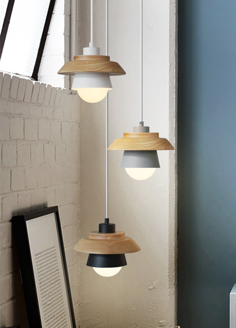 Wood Pendant Light | Nordic Natural Design | Ka-mostore