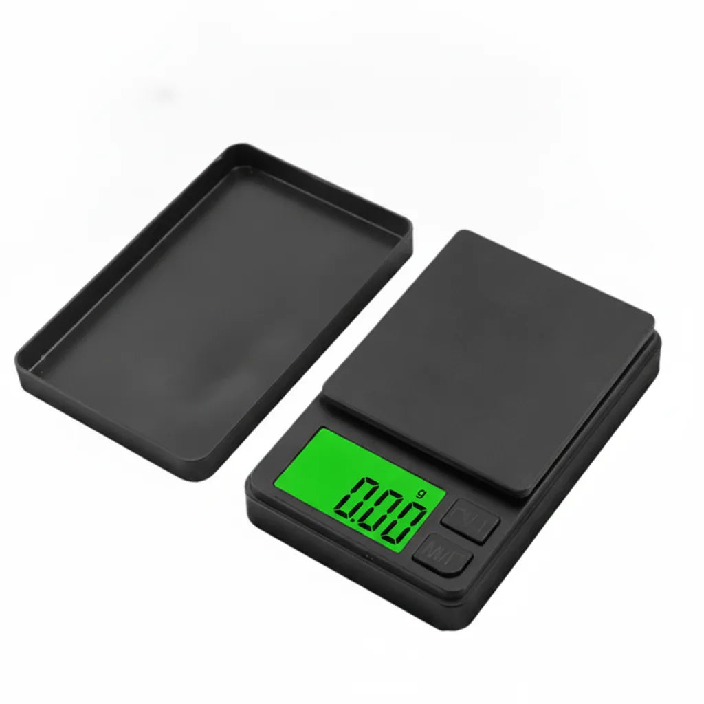 Digitale Taschenwaage — Präzision von 0.01 g oder 0.1 g, hintergrundbeleuchtetes Display