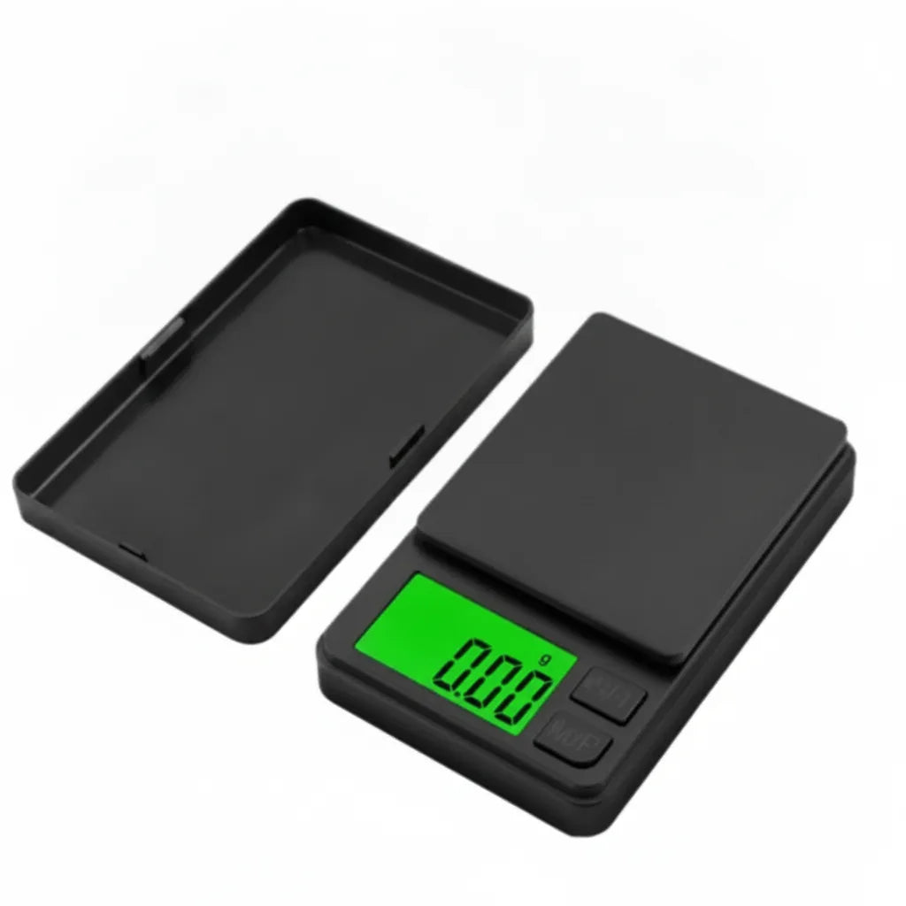 Digitale Taschenwaage — Präzision von 0.01 g oder 0.1 g, hintergrundbeleuchtetes Display