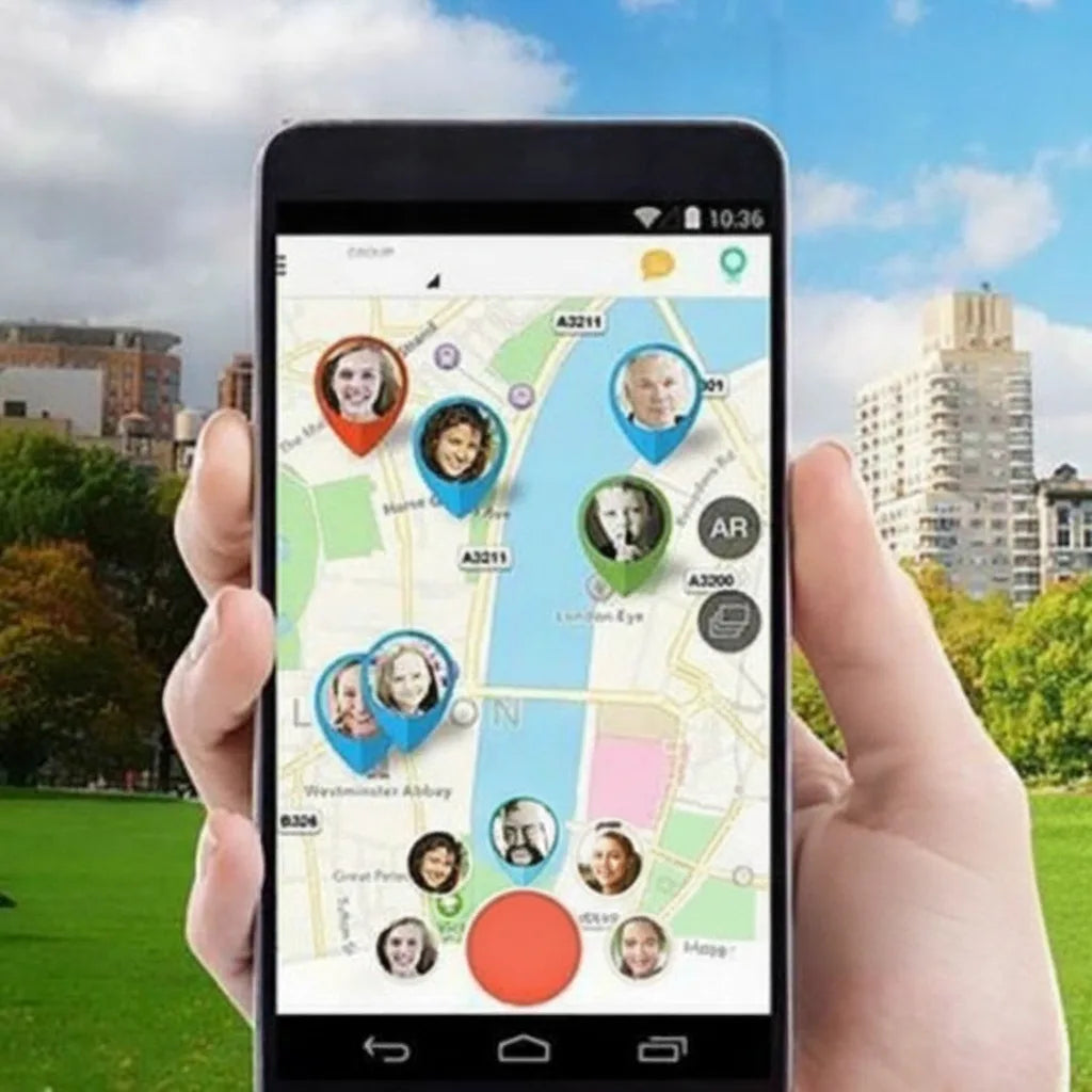 Tracker GPS — Pulsante SOS, avvisi di geofence, tracciamento in tempo reale tramite app e web