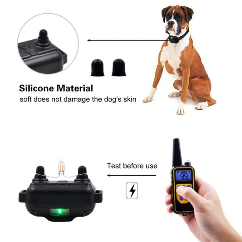 Norvo | Electric Training Collar for Dogs E-collar – Safe, Effective, Remote Control | Ka-mostore