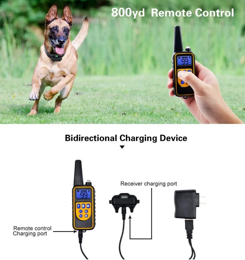 Norvo | Electric Training Collar for Dogs E-collar – Safe, Effective, Remote Control | Ka-mostore