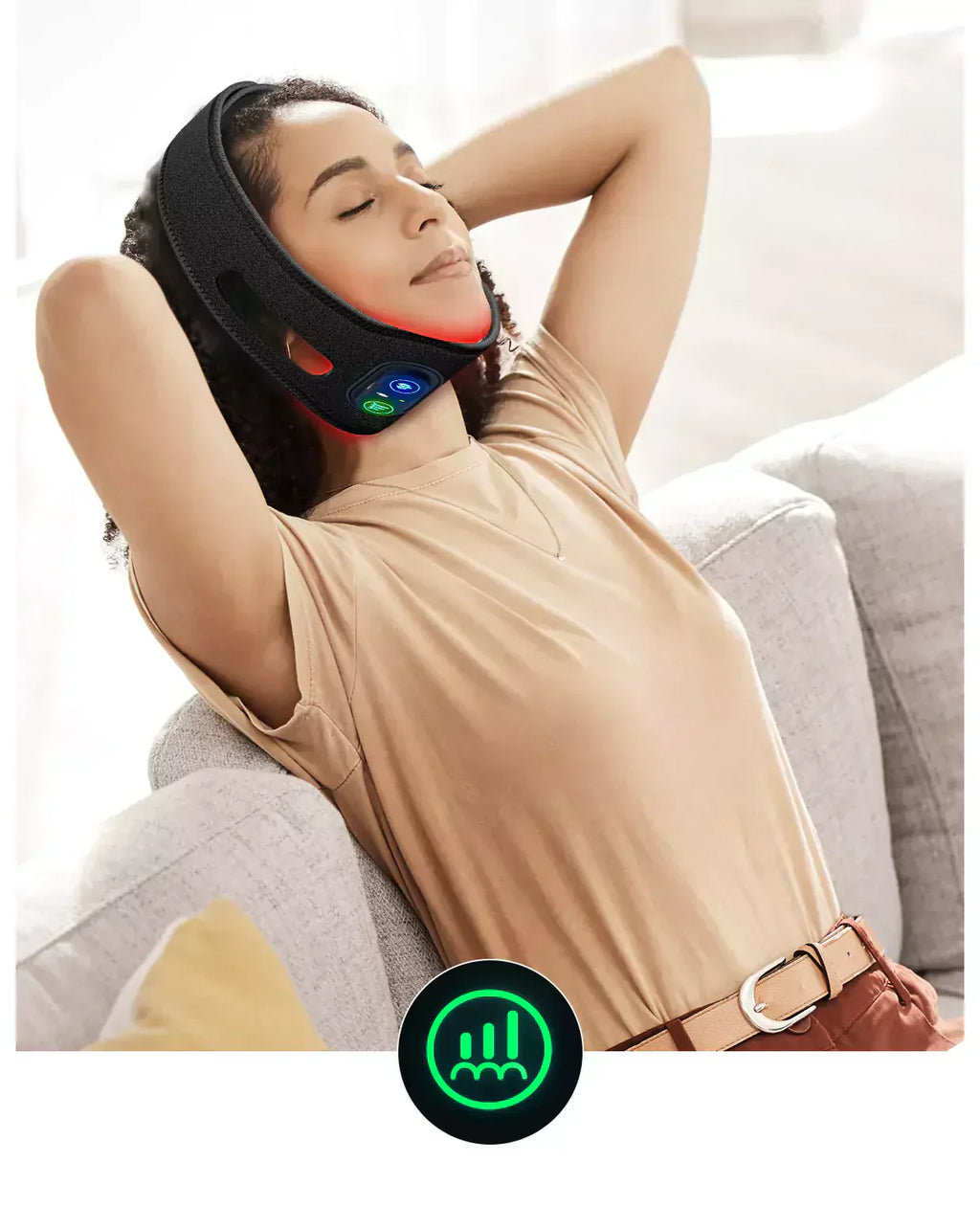 NovaLume ChinContour Red Light Therapy Belt for Double Chin | Ka-mostore