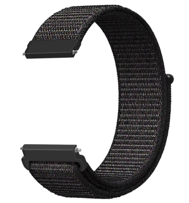 Black Nylon Watch Strap for Samsung Galaxy Watch 6 40mm