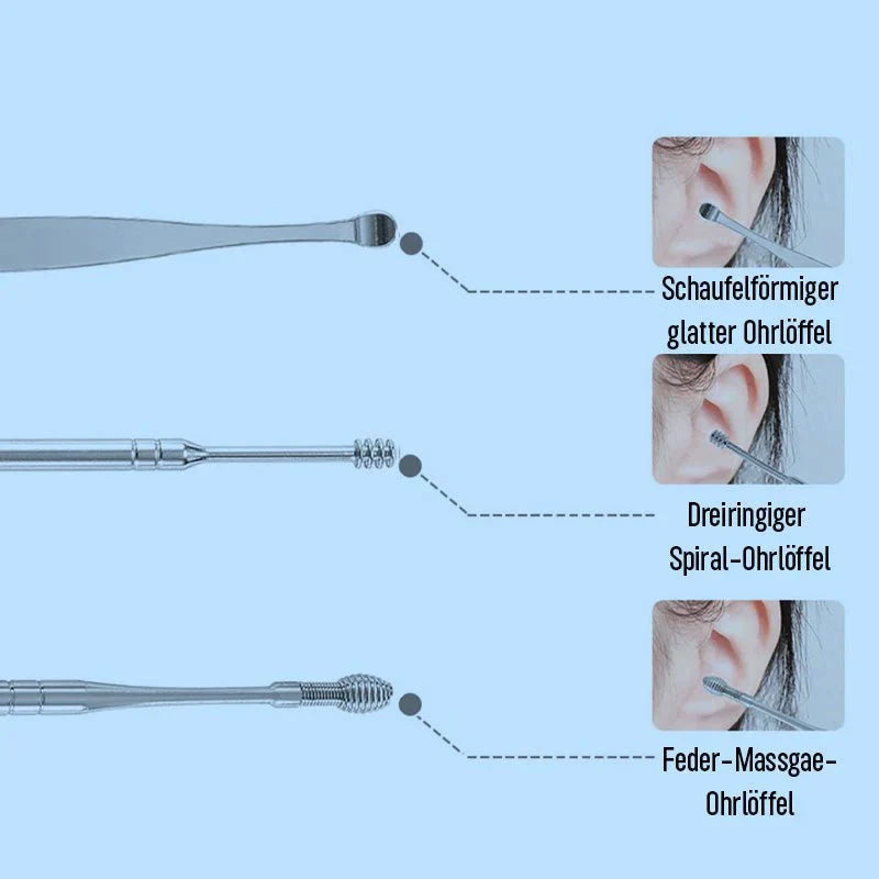 Set de nettoyage des oreilles OhrFrisch — aspiration douce, design ergonomique, embouts réutilisables