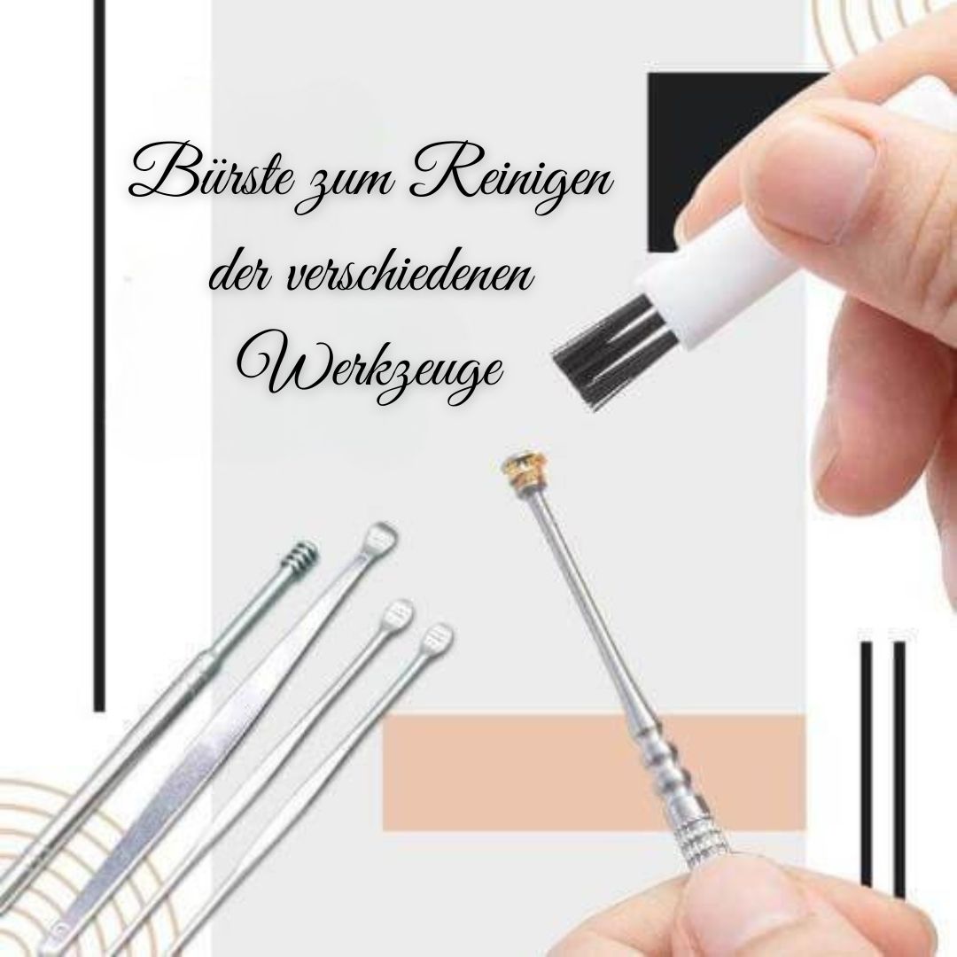 Set de nettoyage des oreilles OhrFrisch — aspiration douce, design ergonomique, embouts réutilisables